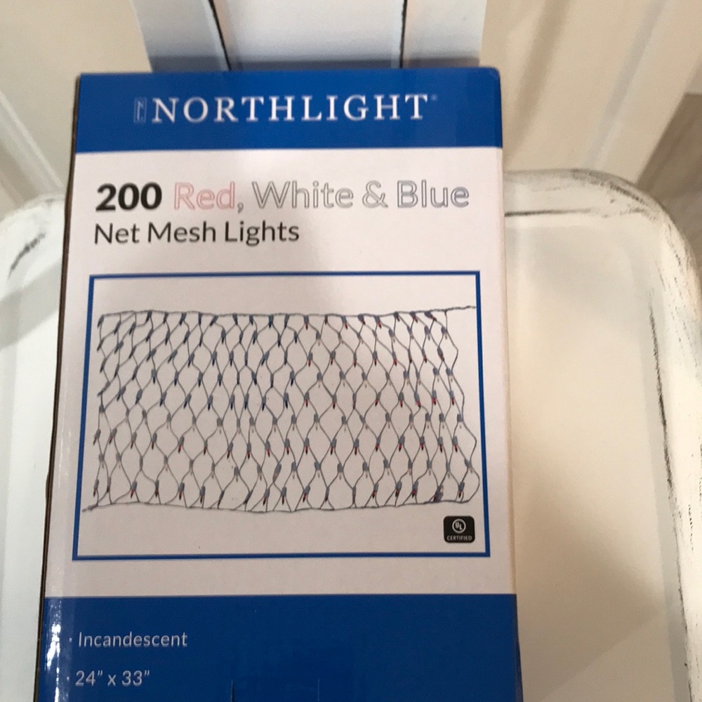 Red White Blue flag light